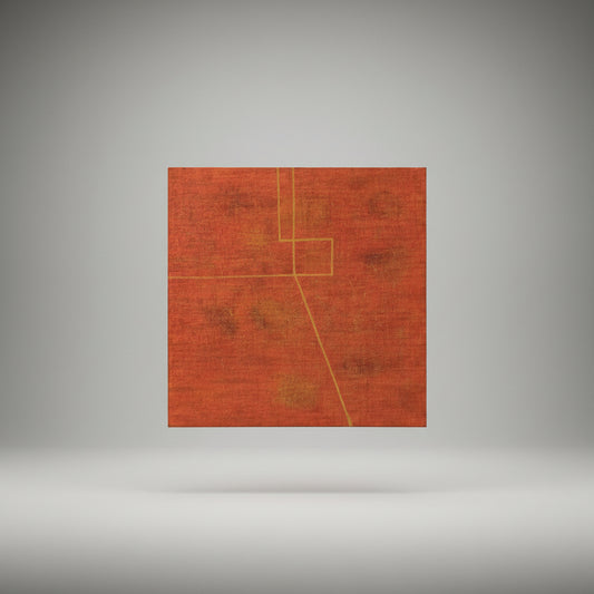 Nicoletta Gatti                                         Cromotracciato n 21                                       Olio su tela 50x50 cm                               Anno 2019
