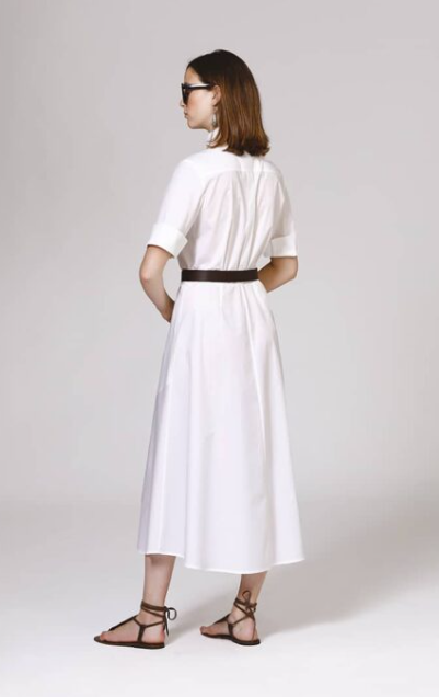 CRIDA Baldo Abito midi in cotone