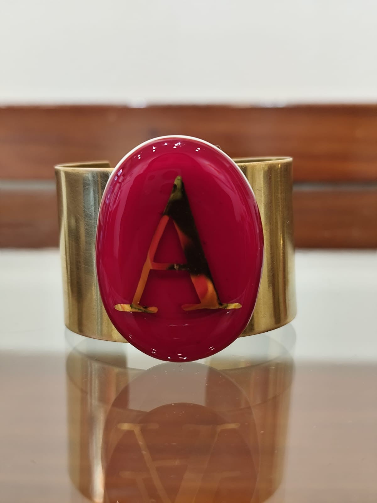 Bracciale Vetrofuso lettera A