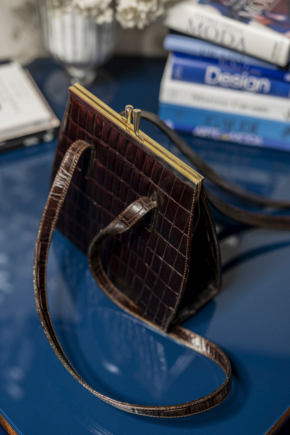 Borsa Vintage marone