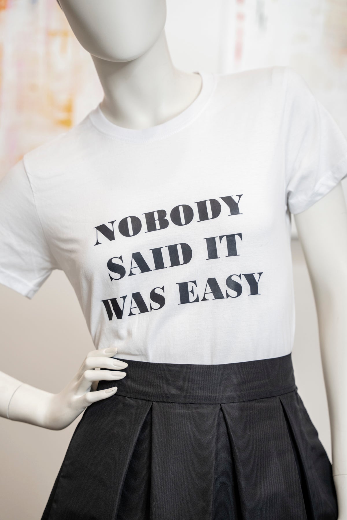 T-shirt Nobody said it was easy